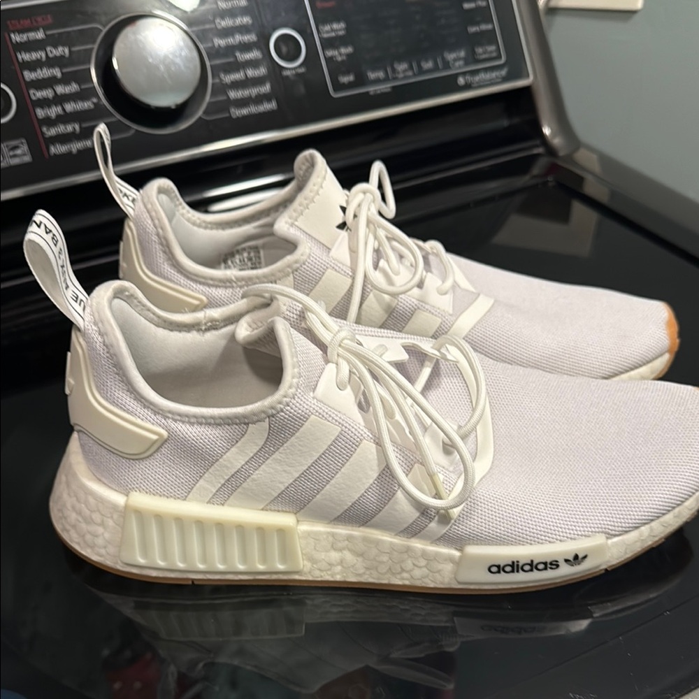 Adidas NMD R1 White Sneakers